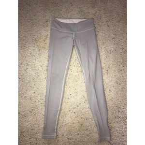 Lululemon Pants yoga pants : light grey size: 4